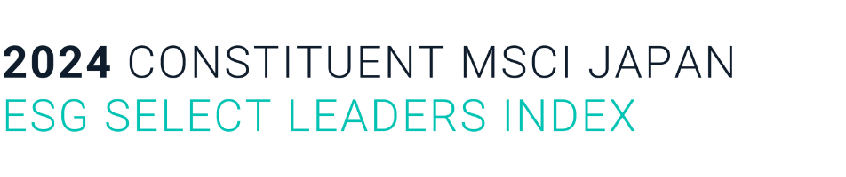 2024 CONSTITUENT MSCI JAPAN ESG SELECT LEADERS INDEX